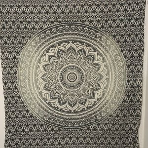 Black, White, & Gray Tapestry